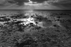 Dawn clouds over the beach, Shoreham-By-Sea