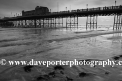 Sunset over the Victorian Pier, Worthing town