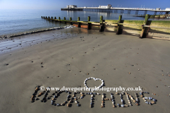 Pebbles on Worthing Beach, Worthing town