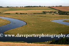 Ox Bow river meander, Cuckmere River Haven