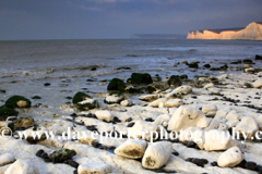 Sunrise, the 7 sisters cliffs from Birling Gap