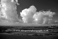 Dramatic clouds over the Sussex Downs