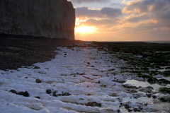 Sunrise, the 7 sisters cliffs from Birling Gap