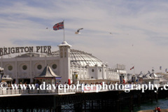 Summer skies over the Brighton Palace Pier