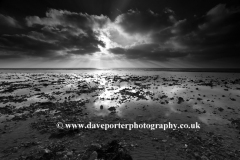 Dawn clouds over the beach, Shoreham-By-Sea