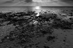 Dawn clouds over the beach, Shoreham-By-Sea