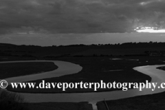 Sunset, Ox Bow river meander, Cuckmere River Haven