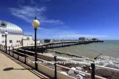 Summer day, Victorian Pier, Worthing town