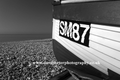 Fishing boats on the beach at Worthing