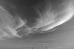 Dramatic Sunset clouds over Brighton Pier