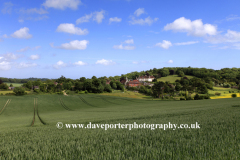 Landscape over Eartham village, South Downs