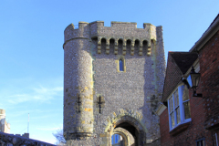 Summer, Lewes Castle, Lewes town