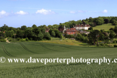 Landscape over Eartham village, South Downs