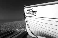 Fishing boats on the beach at Worthing