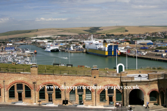 Newhaven harbour from Newhaven Fort