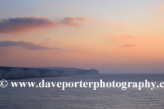 Sunrise over the 7 sisters cliffs, Seaford Head