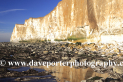 Castle Hill Beach and Chalk Cliffs, Newhaven town