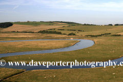 Ox Bow river meander, Cuckmere River Haven