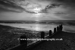 Dawn over Worthing beach