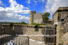 View of Lewes castle, Lewes town