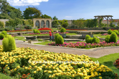 Flower beds in Dene Gardens, Worthing