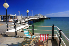 Deckchairs on the Victorian Pier, Worthing town