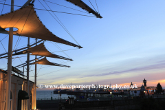 Dusk colours over the Brighton Palace Pier