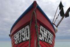 Fishing boats on the beach at Worthing