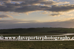 Sunset, Ox Bow river meander, Cuckmere River Haven