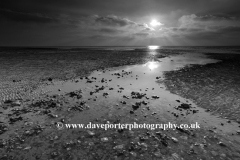 Dawn over Worthing beach