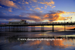 Sunset over the pier, Worthing Town