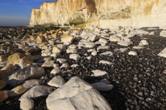 Castle Hill Beach and Chalk Cliffs, Newhaven town