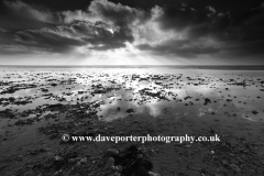 Dawn over Shoreham-By-Sea beach