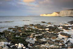 Sunrise, the 7 sisters cliffs from Birling Gap