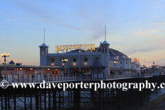 Dusk colours over the Brighton Palace Pier