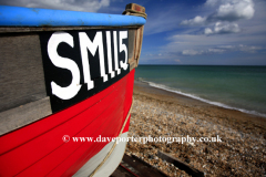 Fishing boats on the beach at Worthing