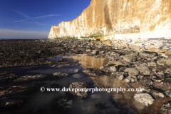 Castle Hill Beach and Chalk Cliffs, Newhaven town