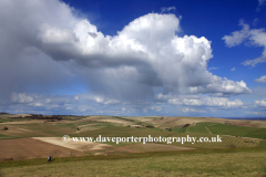 South Downs view from Truleigh Hill, Worthing