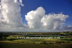 South Downs view from Truleigh Hill, Worthing