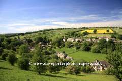 Summer view over Naunton village