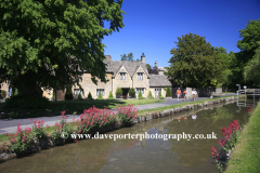 Cottages on the river Windrush, Lower Slaughter