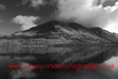 Buttermere Fells, reflected in Buttermere