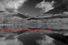 Buttermere Fells, reflected in Buttermere