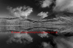 Buttermere Fells, reflected in Buttermere