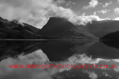 Fleetwith Pike fell, reflected in Buttermere