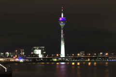 Rheinturm Television Tower Media Harbour, Düsseldorf