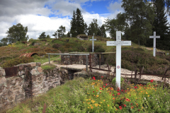 World War 1 battlefield of Le Linge, Alsace France