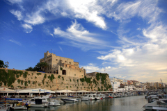 Overview of the port of Ciutadella, Menorca